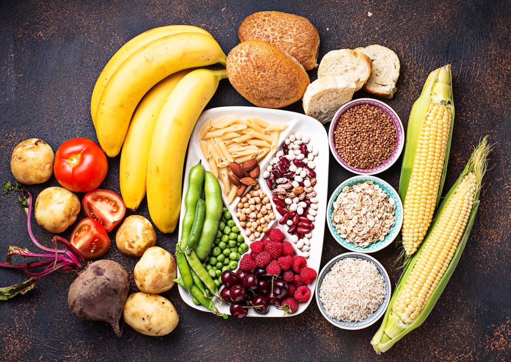 A group of food on a table, thoughtfully arranged to reflect Heidelberger Integrative principles and offer nutritional guidance for holistic care.